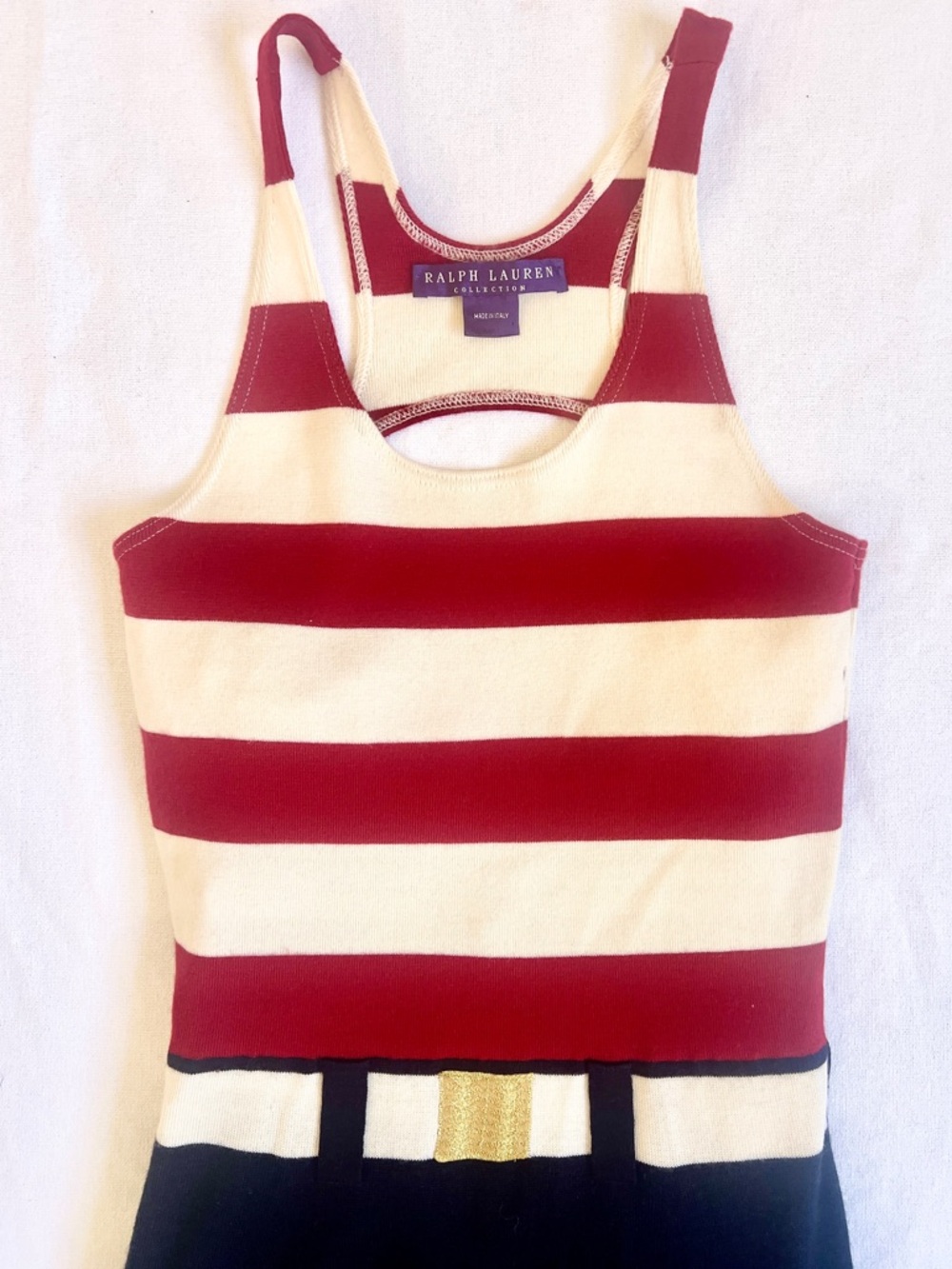 VTG Ralph Lauren Purple Label maxi dress Italy 100% Cashmere M Runway Y2K - Picture 6 of 14